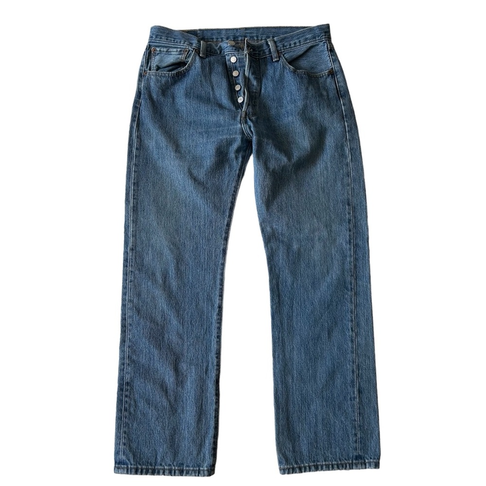 Levi’s 501 34x29 Button Fly Straight Denim Jeans Size 34